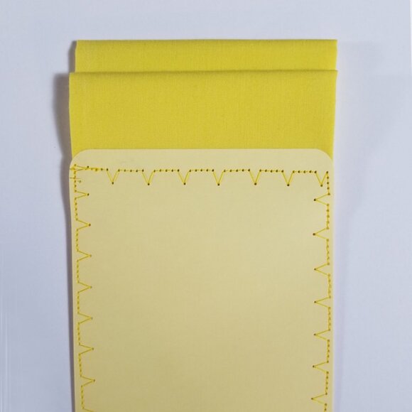 NEW Yellow 100% Cotton Pre-Folded Pocket Square Handkerchief Insert - Picture 3 of 5